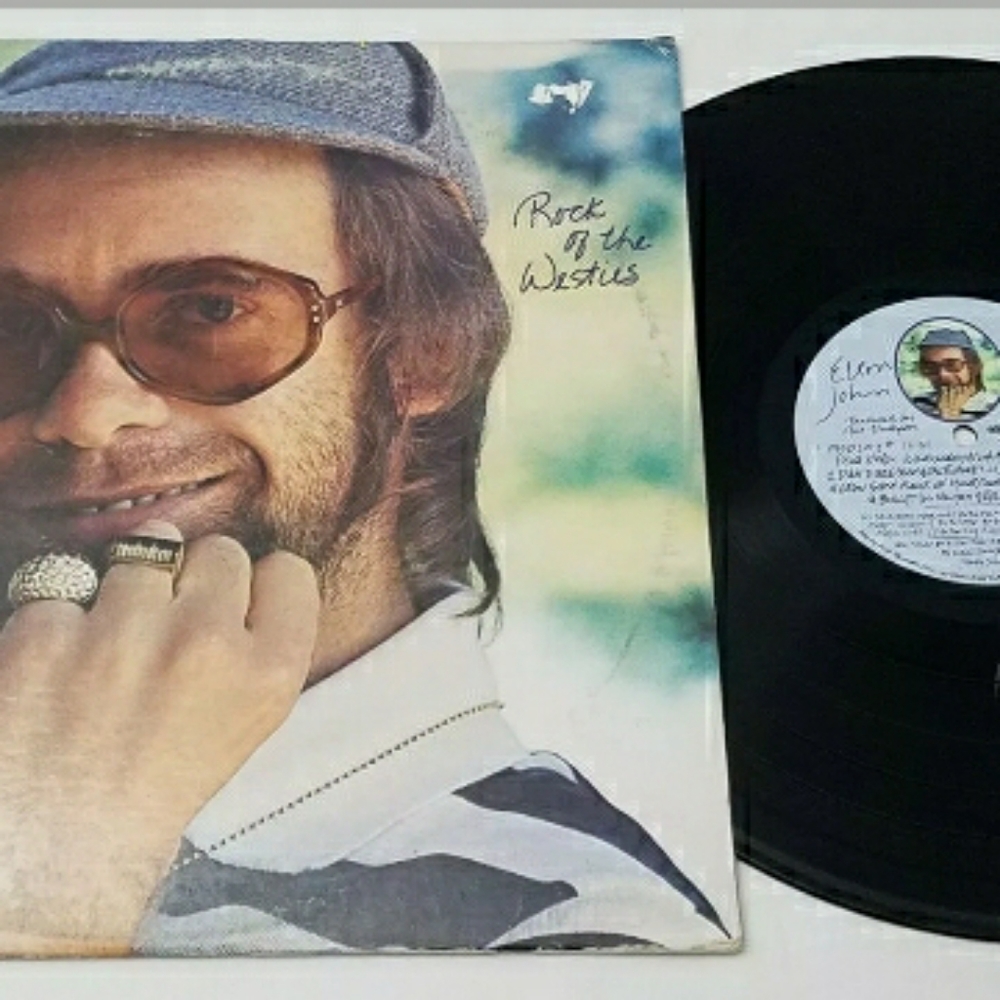 Vintage Vinyl 1977 Elton John •Rock of the Westies